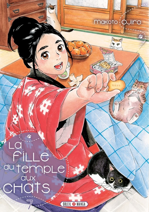 Couverture ebook de La Fille du Temple aux Chats T07, de Makoto Ojiro