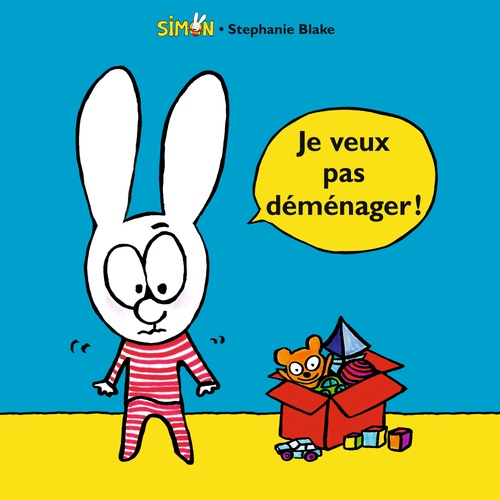 audiobook cover of Je veux pas déménager !, by Stephanie Blake