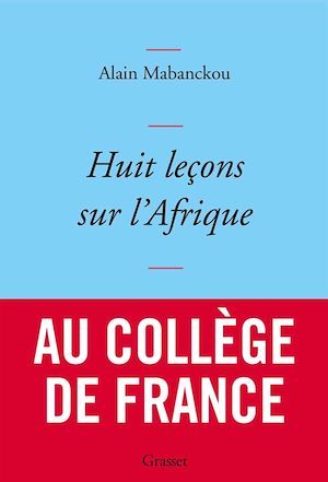 Couverture ebook de Huit leçons sur l'Afrique, de Alain Mabanckou