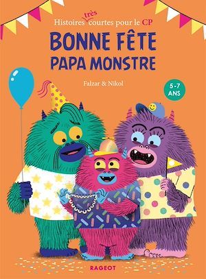 Couverture ebook de Bonne fête papa Monstre !, de Falzar
