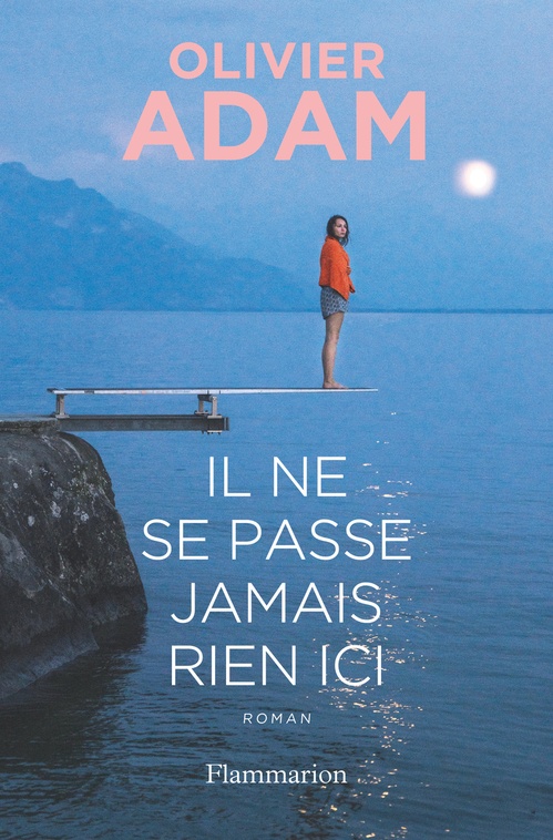 ebook cover of Il ne se passe jamais rien ici, by Olivier Adam