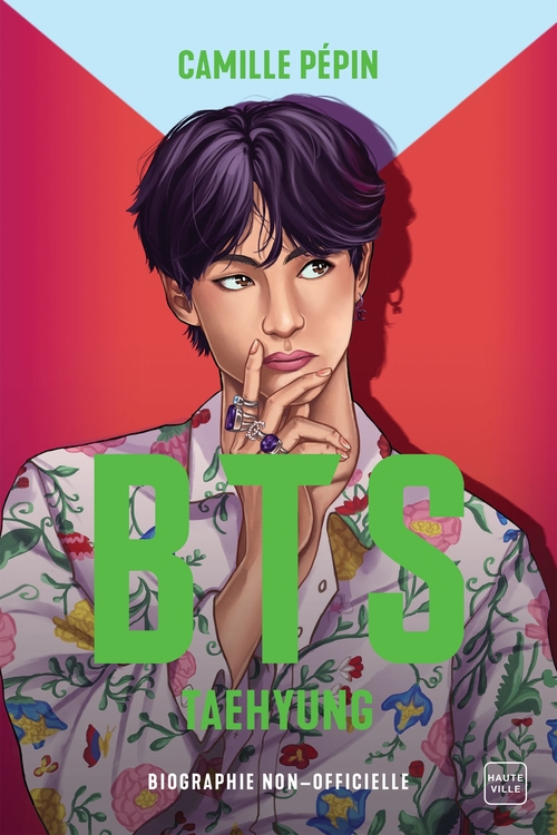 Couverture ebook de BTS Taehyung, la biographie non-officielle, de Camille Pépin