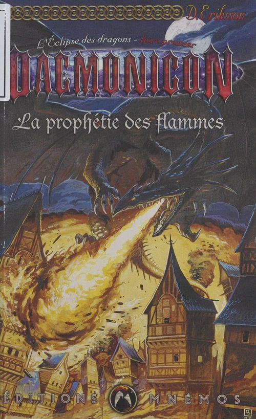 ebook cover of L'éclipse des dragons (1) : La prophétie des flammes, by Duncan Eriksson