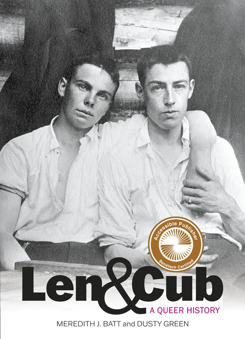 ebook cover of Len & Cub, by Meredith J. Batt, Dusty Green