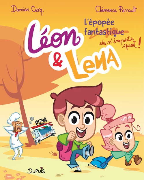Couverture ebook de Léon et Lena - Tome 3 - L'épopée fantastique, de Damien Cerq.
