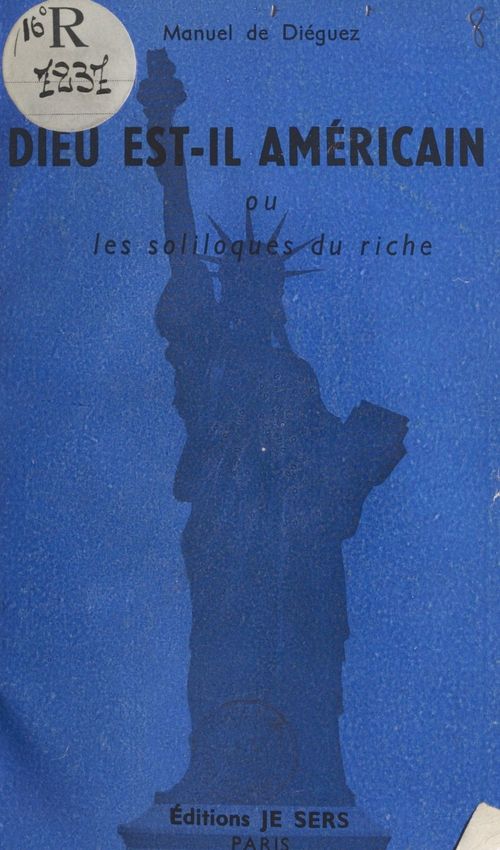 Couverture ebook de Dieu est-il américain ?, de Manuel De Dieguez