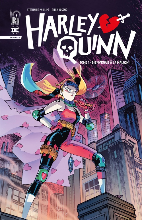 Couverture ebook de Harley Quinn Infinite tome 1, de Stephanie Phillips