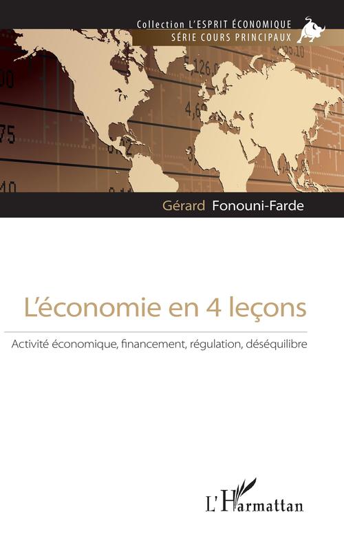 Couverture ebook de L'économie en 4 leçons, de Gérard Fonouni-Farde