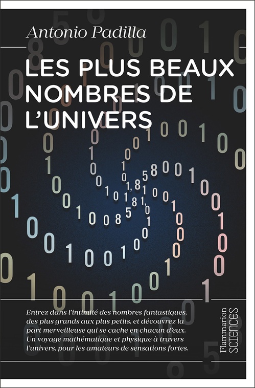 ebook cover of Les plus beaux nombres de l'univers, by Antonio Padilla