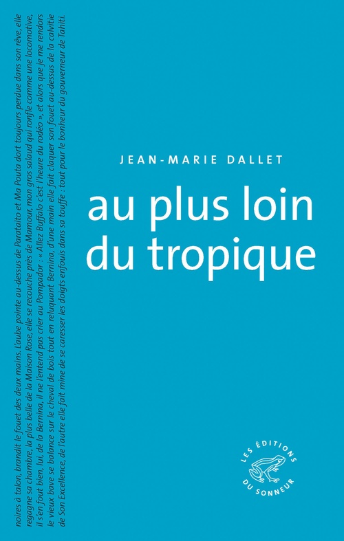 ebook cover of Au plus loin du tropique, by Jean-marie Dallet