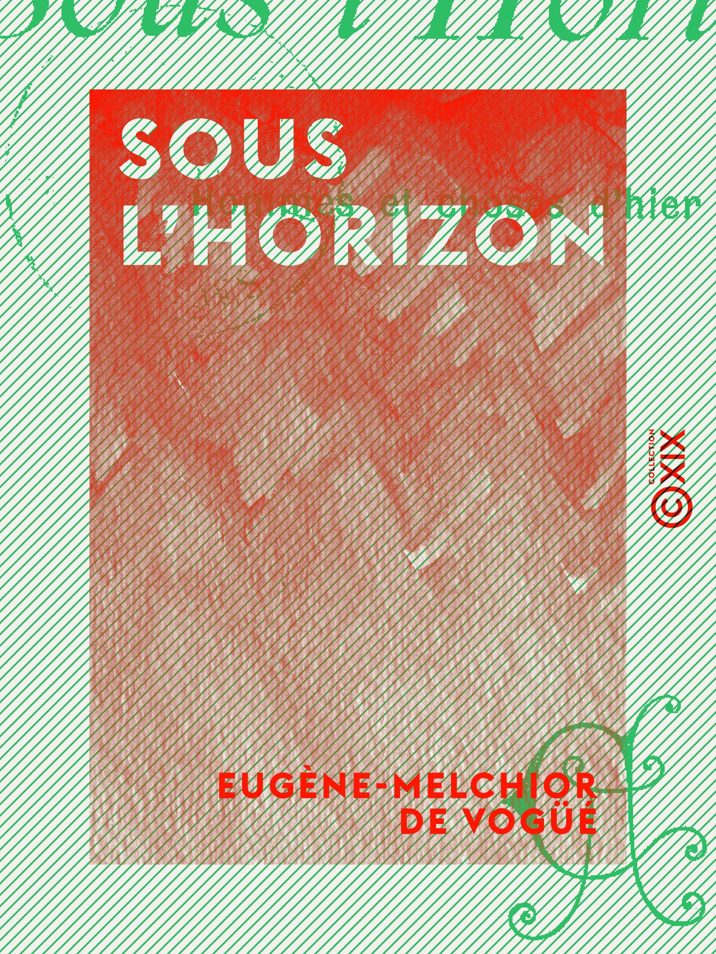 Couverture ebook de Sous l'horizon, de Eugene-Melchior De Vogue