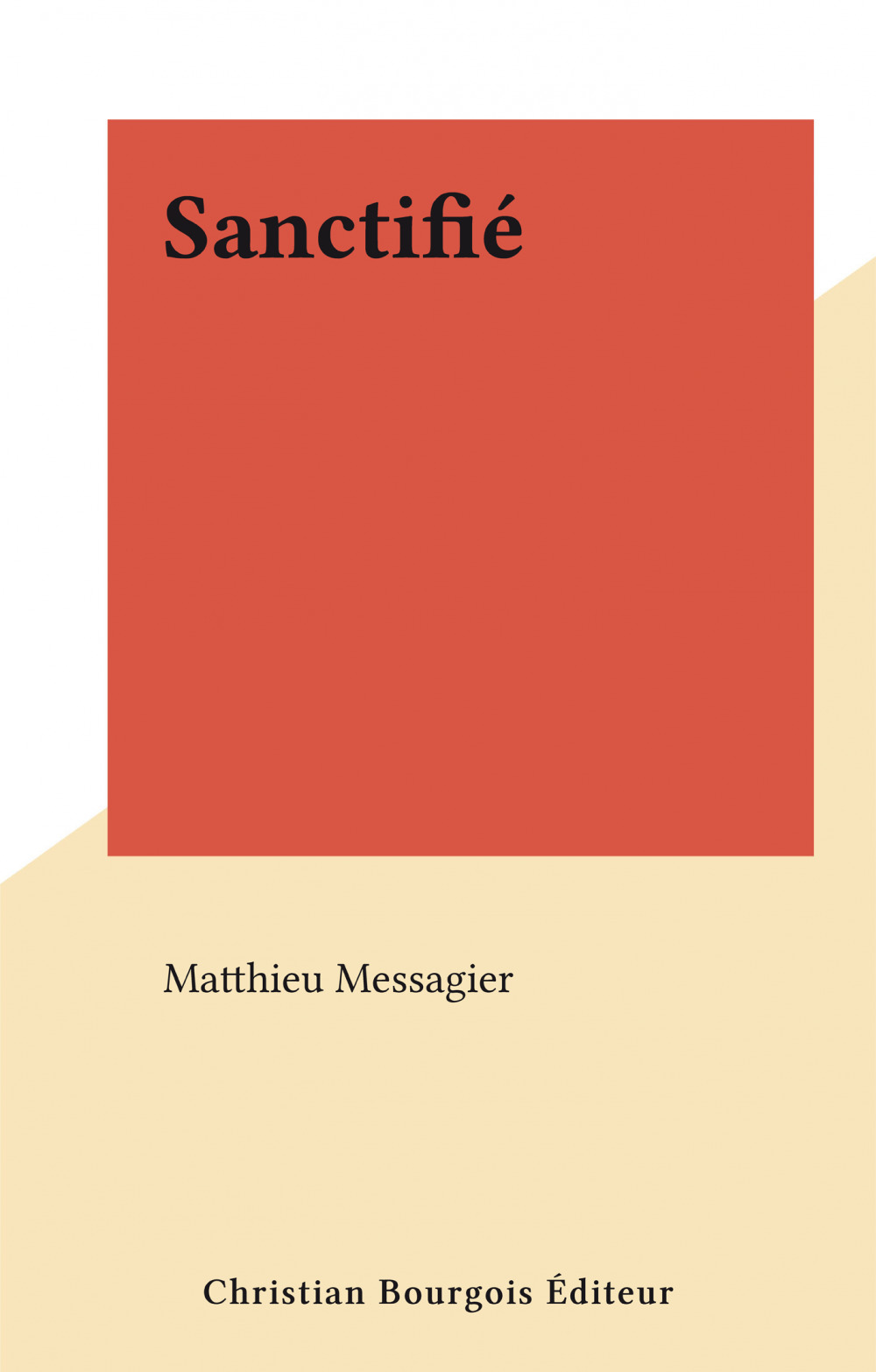 Couverture ebook de Sanctifié, de Matthieu Messagier