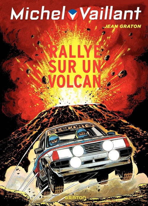 Couverture ebook de Michel Vaillant - Tome 39 - Rallye sur un volcan, de Jean Graton