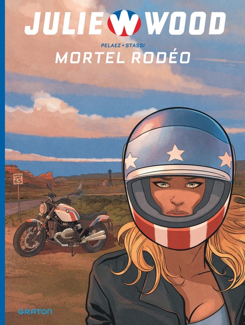Couverture ebook de Julie Wood - Saison 2 - Tome 1 - Mortel rodéo, de Philippe Pelaez