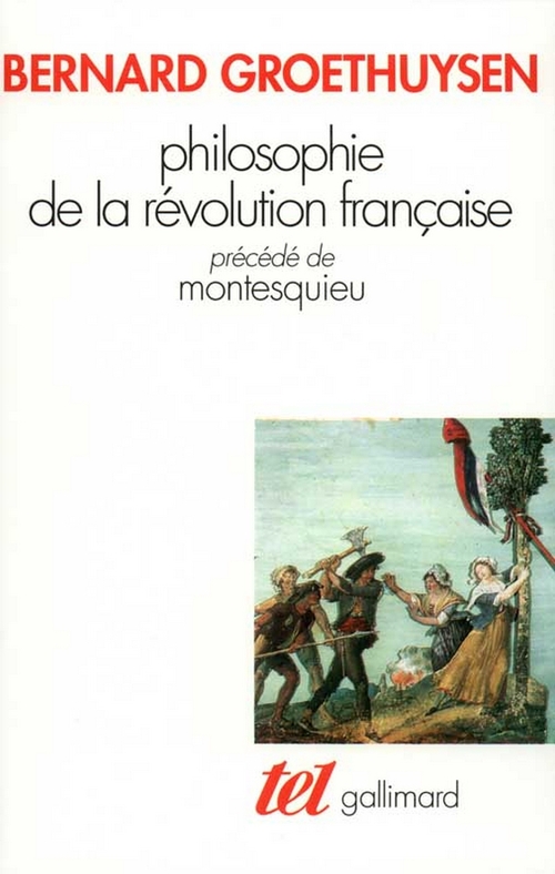ebook cover of Philosophie de la Révolution française / Montesquieu, by Bernard Groethuysen
