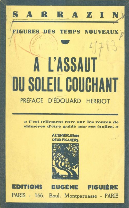 Couverture ebook de Figures des temps nouveaux, de Bernard Sarrazin