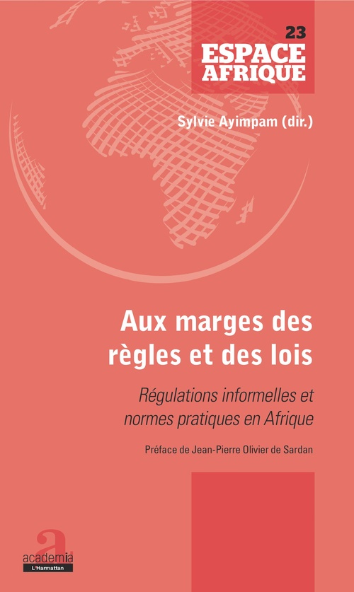Couverture ebook de Aux marges des règles et des lois, de Sylvie Ayimpam