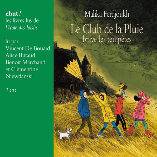 Couverture audiobook de Le Club de la Pluie brave les tempêtes, de Malika Ferdjoukh
