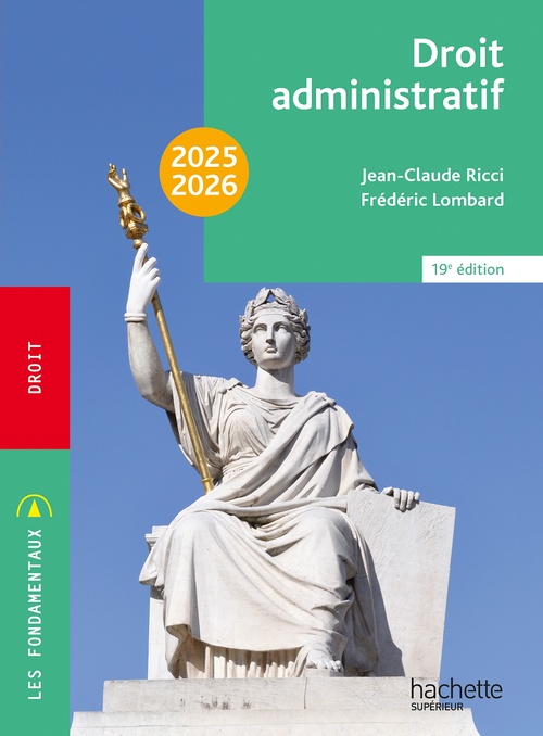 ebook cover of Fondamentaux  - Droit administratif 2025-2026, by Jean-Claude Ricci, Frédéric Lombard