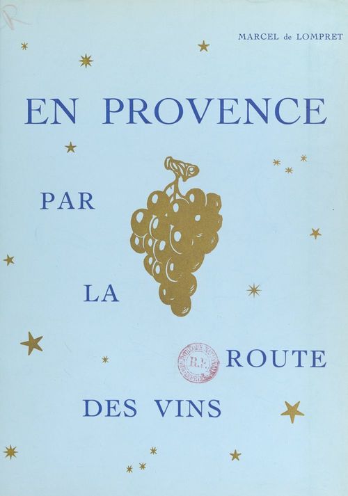 ebook cover of En Provence par la route des vins, by Marcel De Lompret