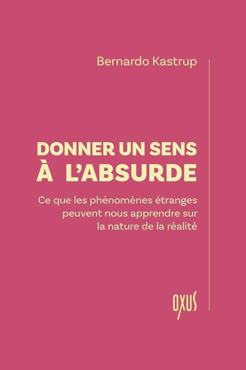 Couverture ebook de Donner un sens à l'absurde, de Bernardo Kastrup