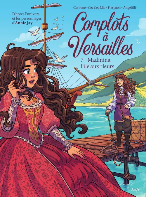 Couverture ebook de Complots à Versailles - Tome 7 - Madinia, de Carbone