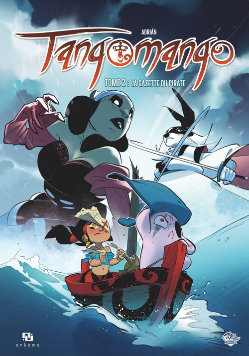 Couverture ebook de Wakfu Heroes : Tangomango - Tome 2 - La Gazette du pirate, de Adrian