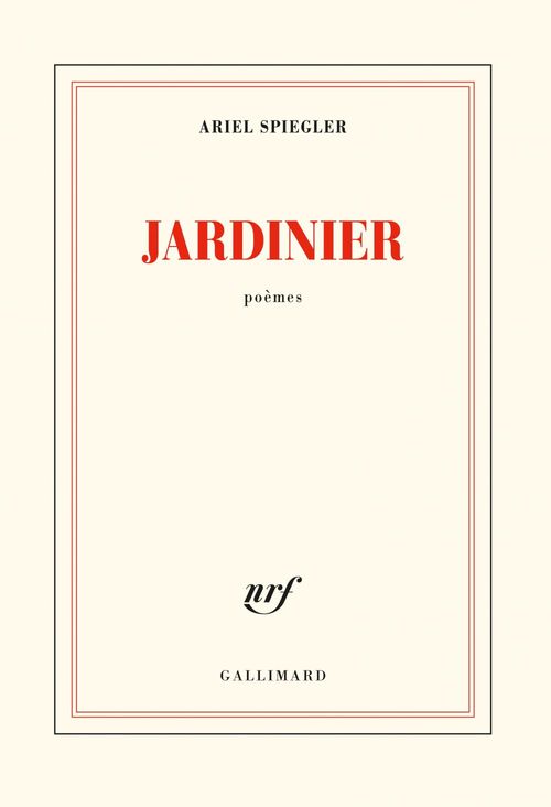 Couverture ebook de Jardinier, de Spiegler Ariel