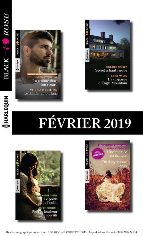 ebook cover of 11 romans Black Rose (n° 519 à 522 - Février 2019), by Collectif