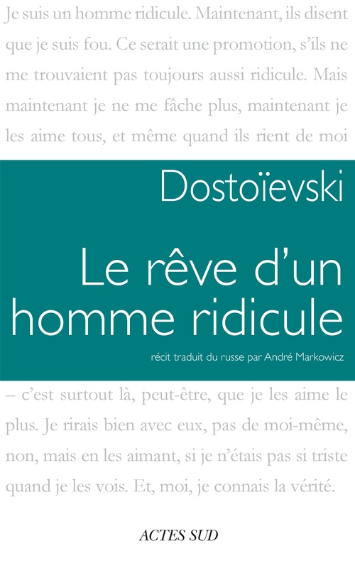 ebook cover of Le rêve d'un homme ridicule, by Fedor Dostoïevski
