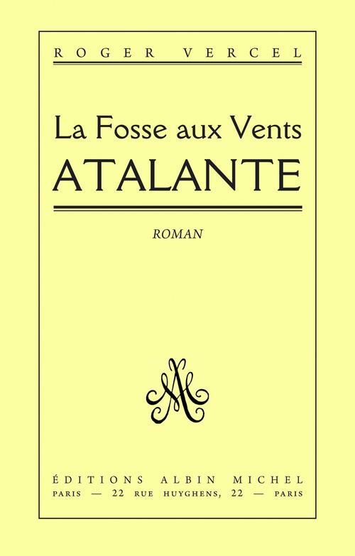 ebook cover of L'Atalante, by Roger Vercel