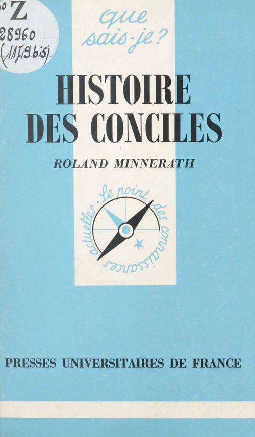 ebook cover of Histoire des conciles, by Roland Minnerath