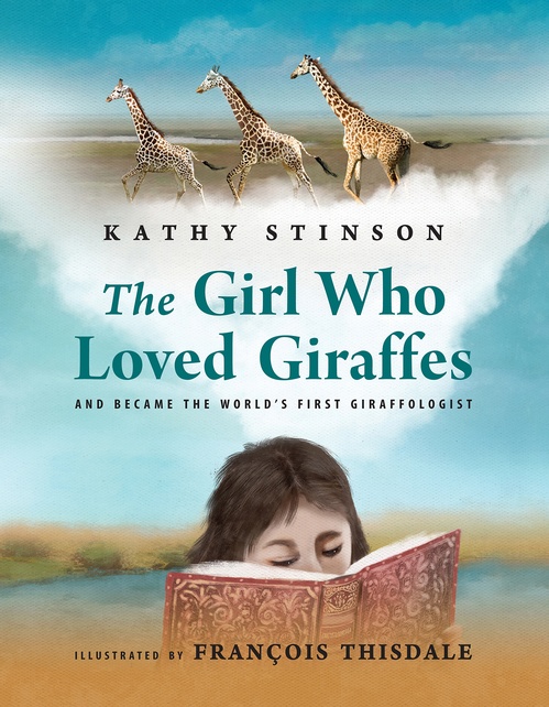 ebook cover of The Girl Who Loved Giraffes, by Kathy Stinson