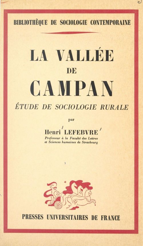 ebook cover of La vallée de Campan, by Henri Lefebvre