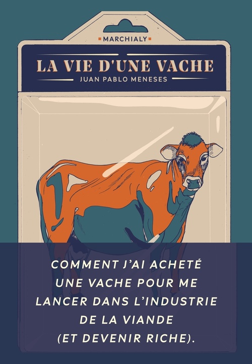 ebook cover of La Vie d'une vache, by Juan Pablo Meneses