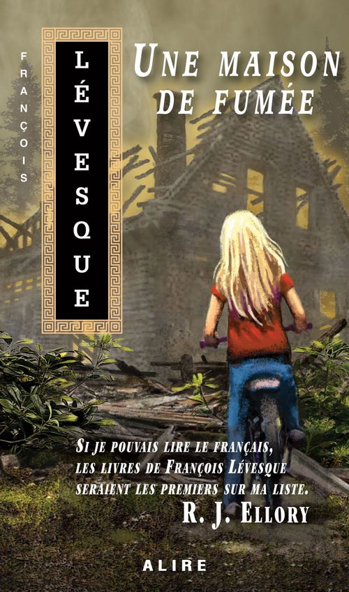 ebook cover of Une maison de fumée, by François Lévesque