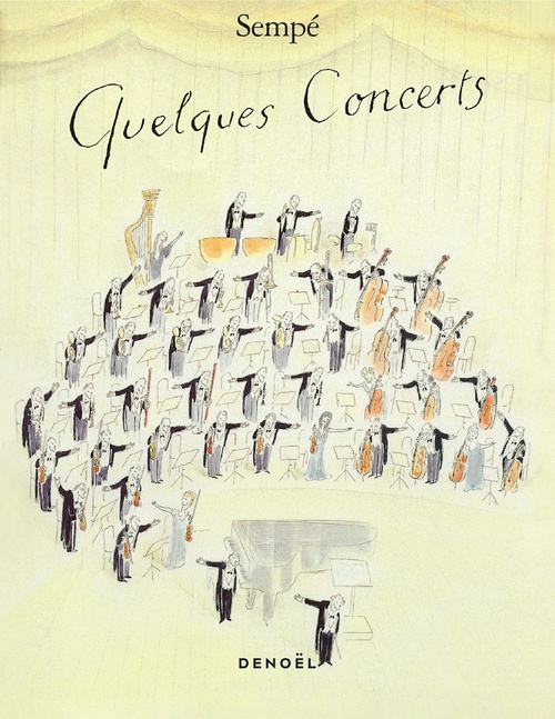 Couverture ebook de Quelques concerts, de Sempé