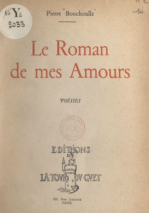 Couverture ebook de Le roman de mes amours, de Pierre Bouchoulle