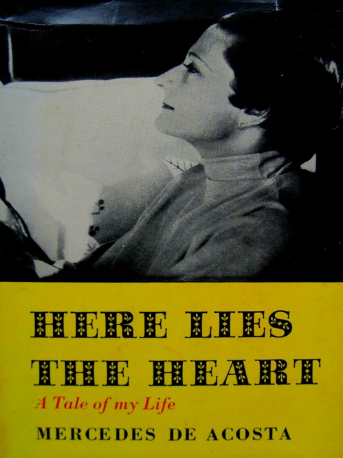 Couverture ebook de Here Lies the Heart, de Mercedes de Acosta