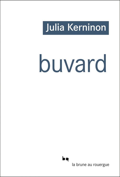 ebook cover of Buvard, by Julia Kerninon