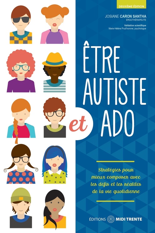 ebook cover of Être autiste et ado, by Josiane Caron Santa