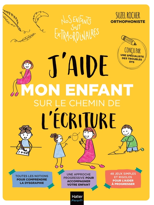 ebook cover of J'aide mon enfant sur le chemin de l'écriture, by Suzel Rocher