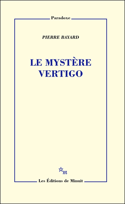 ebook cover of Le Mystère Vertigo, by Pierre Bayard