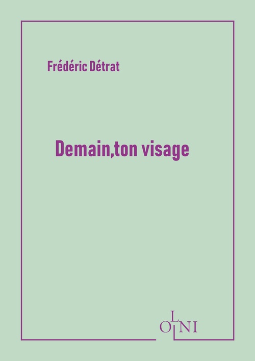 ebook cover of Demain, ton visage, by Frédéric Détrat