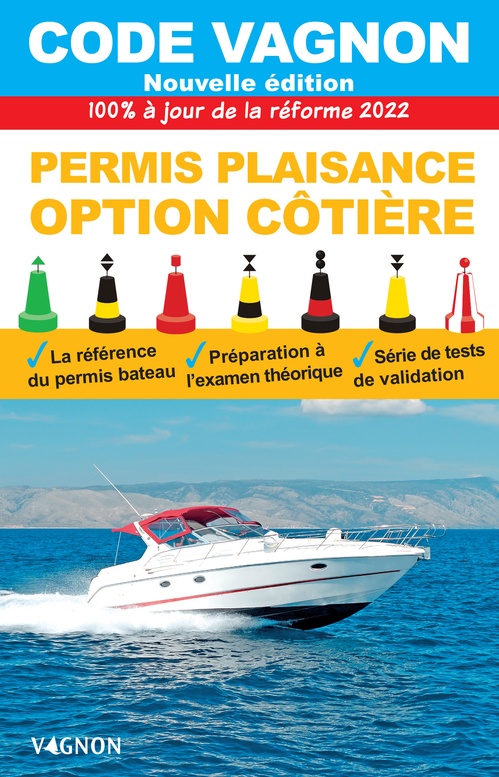 Couverture ebook de Code Vagnon 2026 - Permis plaisance - Option côtière, de Editions Vagnon