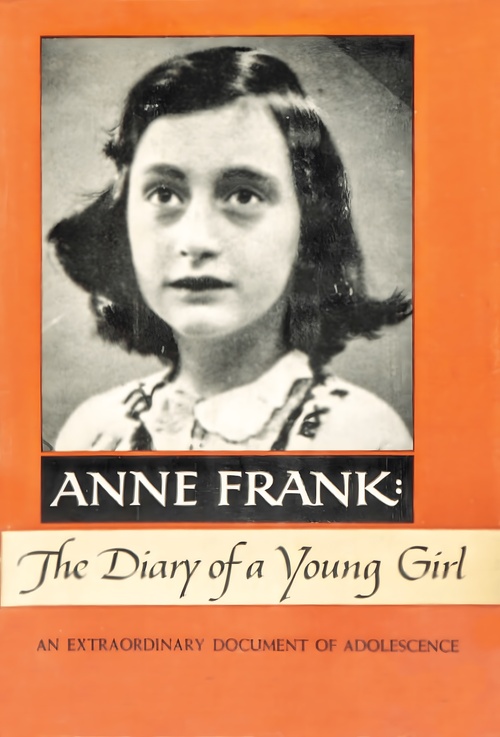 ebook cover of The Diary of a Young Girl, by Anne Frank
