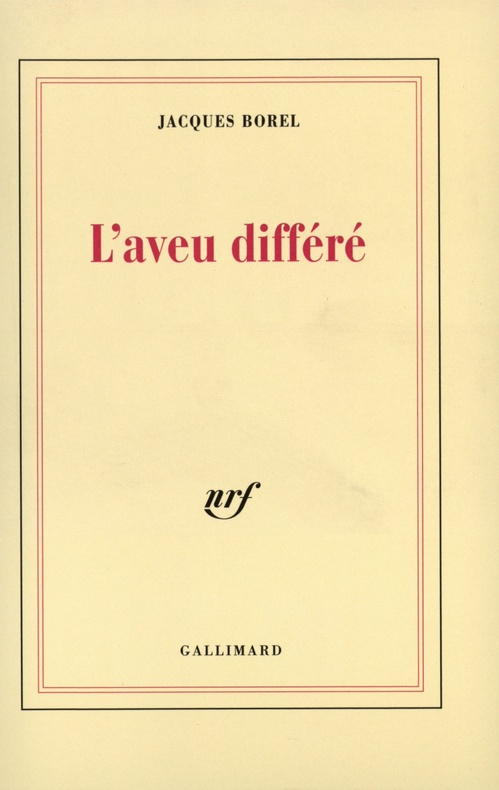 ebook cover of L'Aveu différé, by Jacques Borel