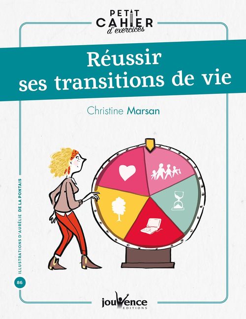 Couverture ebook de Petit cahier d'exercices : Réussir ses transitions de vie, de Christine Marsan