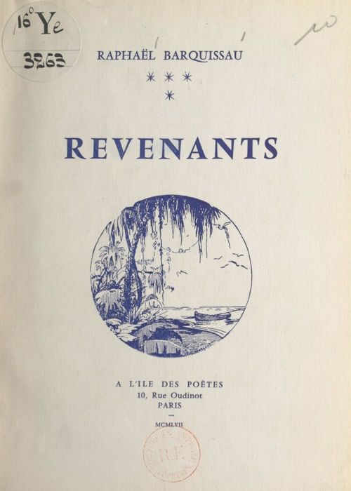 ebook cover of Revenants, by Raphael Barquissau