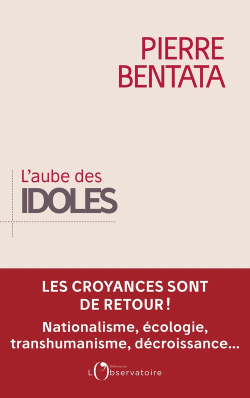 Couverture ebook de L'aube des idoles, de Pierre Bentata
